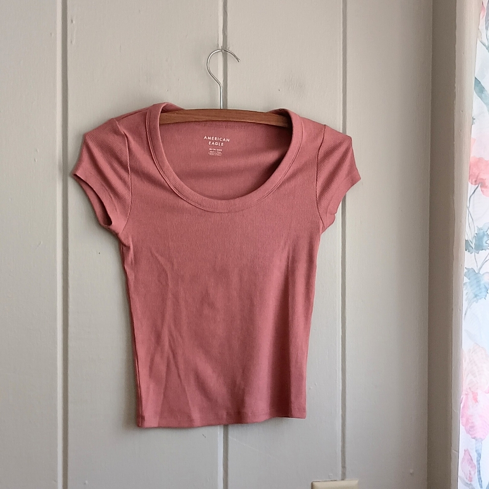 Brick Red Baby Tee